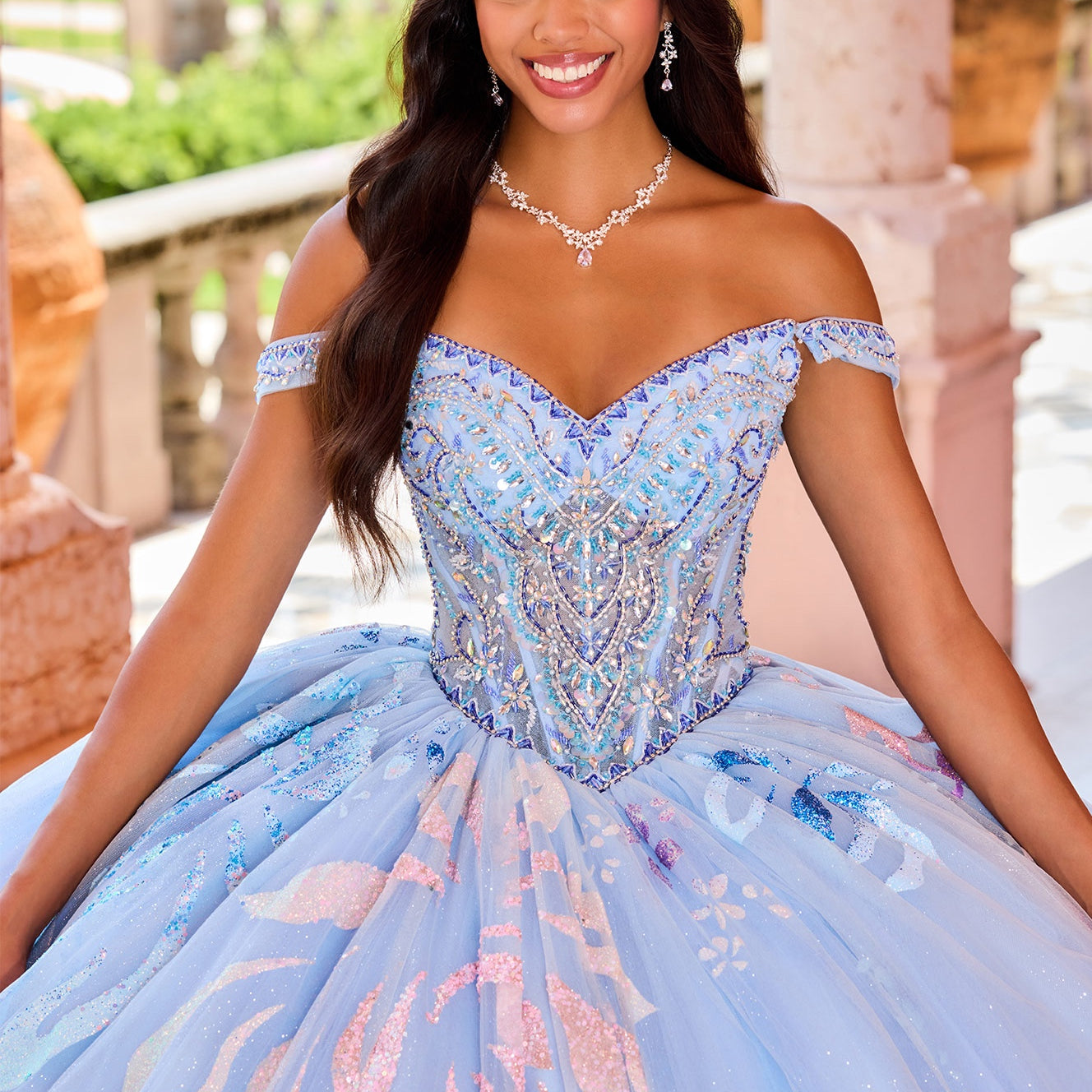 Princesa by Ariana Vara PR30156- Beaded Corset Bodice