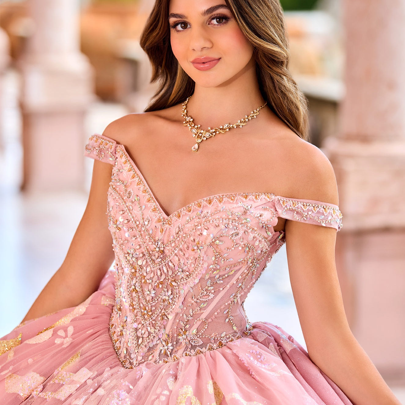 Princesa by Ariana Vara PR30156- Beaded Corset Bodice