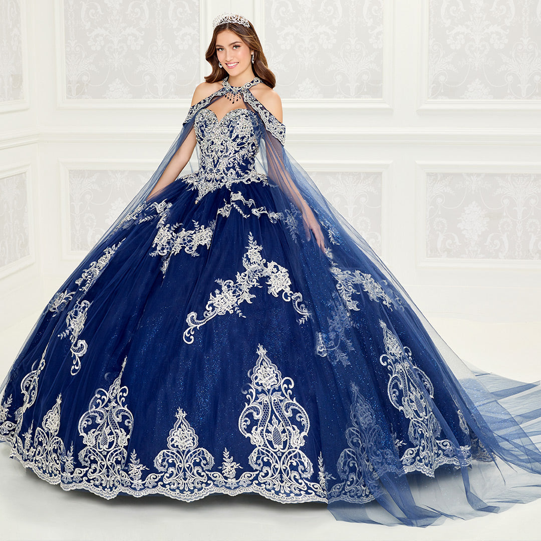 navy blue and silver quinceanera dresses